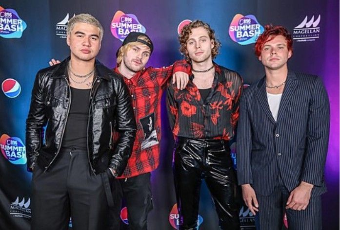 Promotional image for the 5 Seconds of Summer concert.